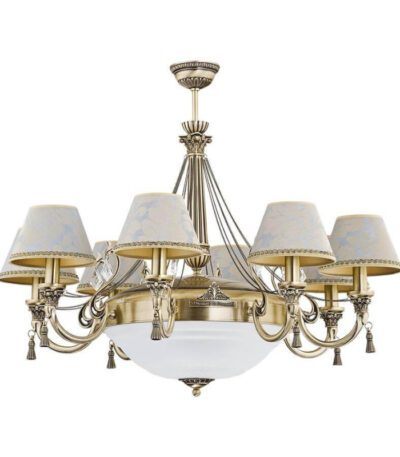 Подвесная люстра Kutek Roma Abazur ROM-ZW-8+1 (P/A)