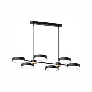 Подвесная люстра LED4U L3217-820 BK