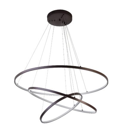 Подвесная люстра LED4U L5053-80-60-40 BR