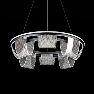 Подвесная люстра LED4U L7706-630 BK