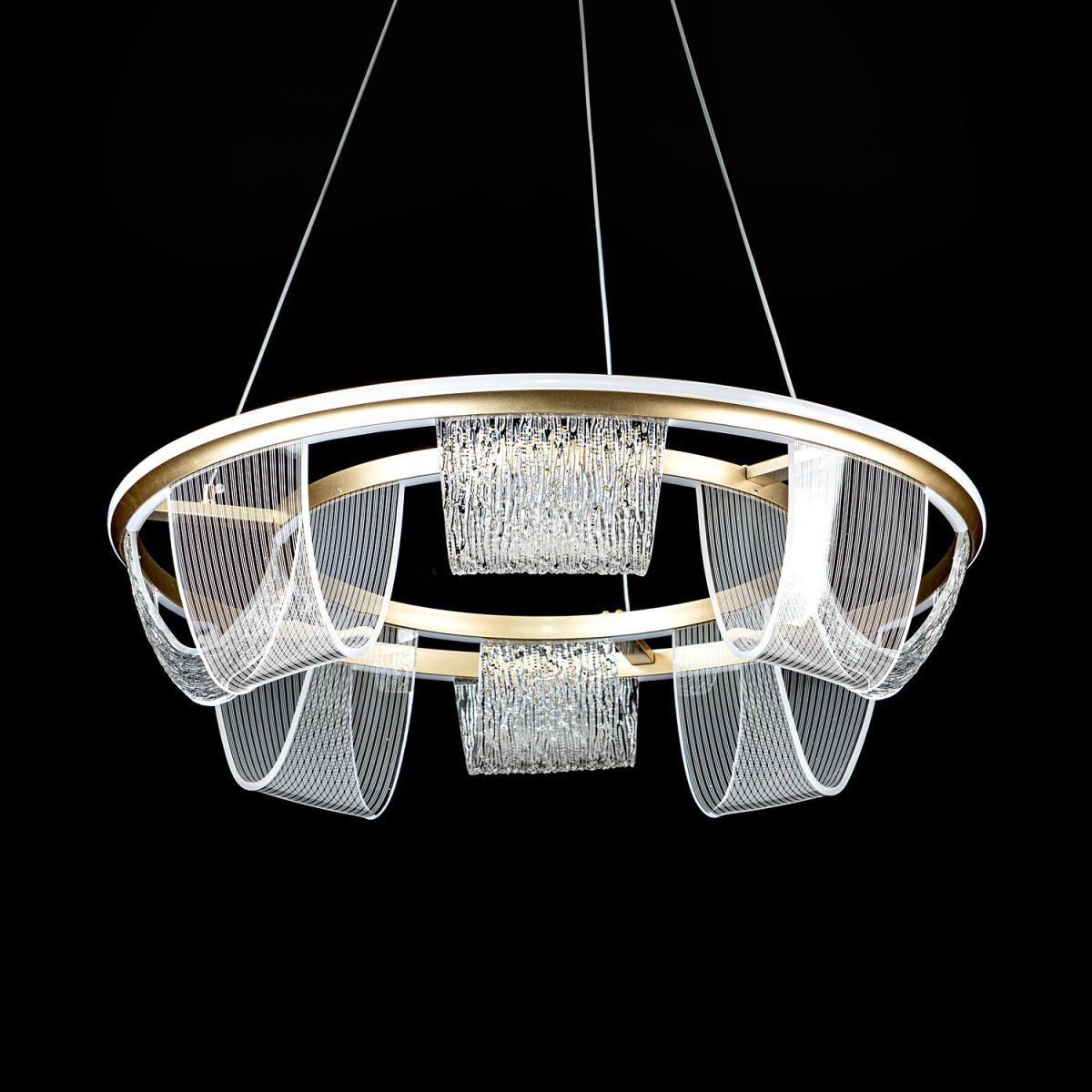 Подвесная люстра LED4U L7706-630 GD Подвесная люстра LED4U L7706-630 GD