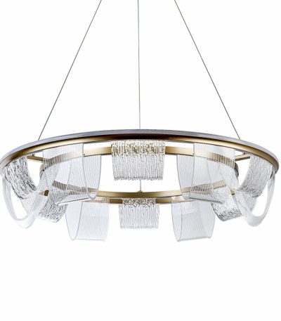 Подвесная люстра LED4U L7706-800 GD