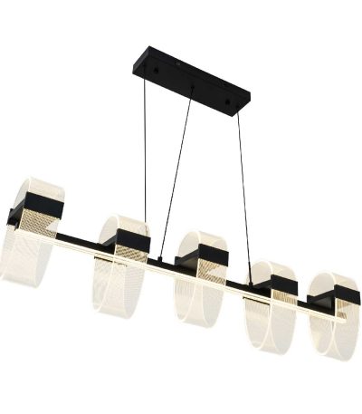 Подвесная люстра LED4U L7708-1200 BK