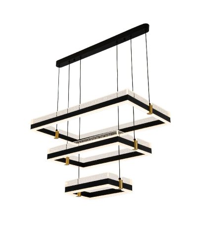 Подвесная люстра LED4U L7800-700 BK