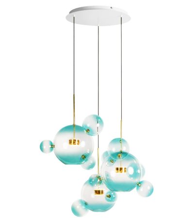 Подвесная люстра Loft IT Bolle 2027-D3 Blue