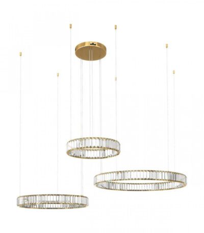 Подвесная люстра Loft IT Crystal ring 10135/3 Gold