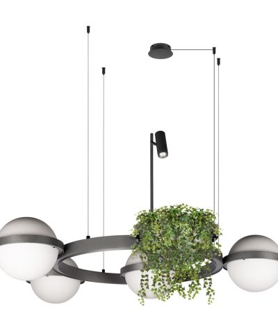 Подвесная люстра Loft IT Jardin 10121/4 Dark grey