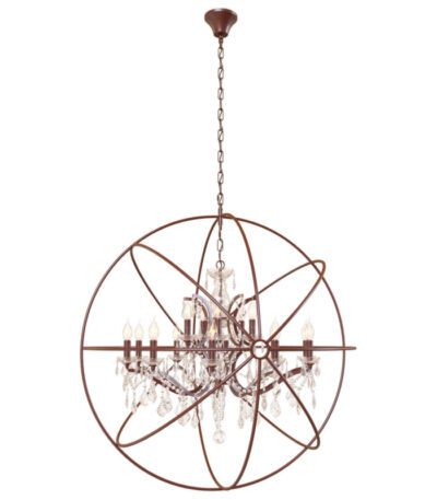 Подвесная люстра LOFT IT Foucaults orb crystal Loft1897/15