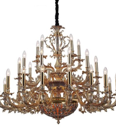 Подвесная люстра Lucia Tucci Firenze 1780.30.3 Antique Gold