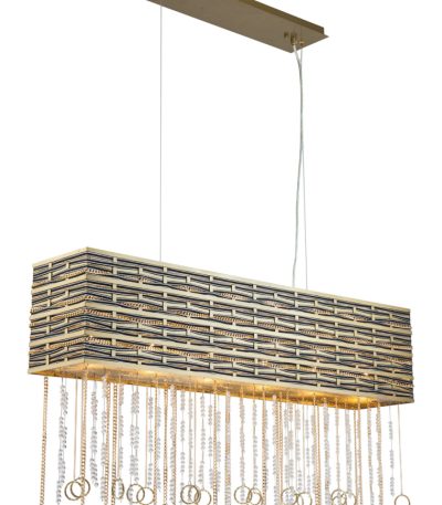 Подвесная люстра Lucia Tucci Perso 4930.6 Gold&Black