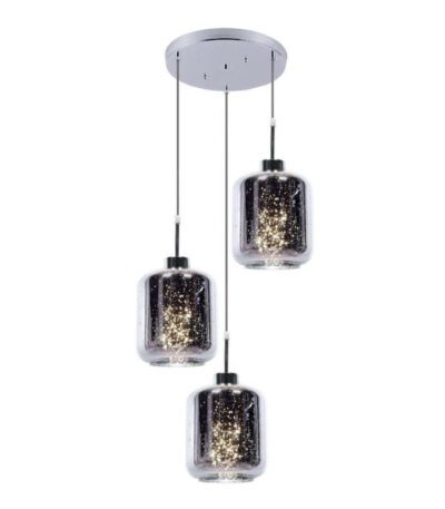 Подвесная люстра Lumina Deco Alacosmo LDP 6811-3 RD CHR