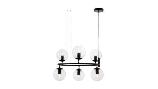 Подвесная люстра Lumina Deco Ceredo LDP 6034-6 RND BK