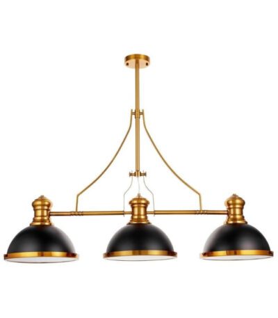 Подвесная люстра Lumina Deco Ettore LDP 710-3 BK+MD