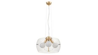 Подвесная люстра Lumina Deco Globo LDP 6018-400 PR+F.GD