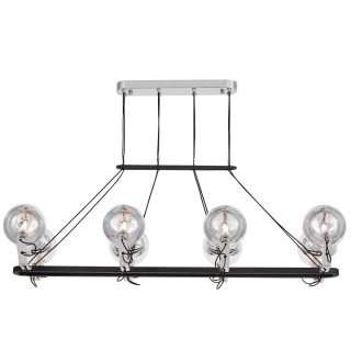 Подвесная люстра Lumina Deco LDP 9110-8-PR BK+CHR