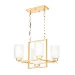 Подвесная люстра Lumina Deco Lino LDP 1239-5 F.GD