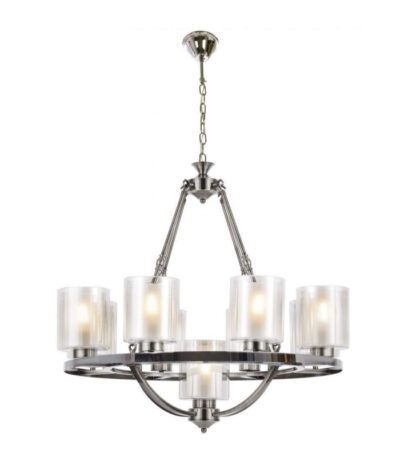 Подвесная люстра Lumina Deco Santini LDP 1220-9 CHR+WT