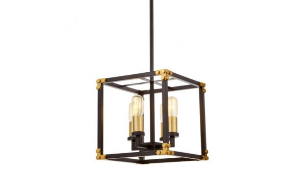 Подвесная люстра Lumina Deco Waldorf LDP 1140-4 BK+MD