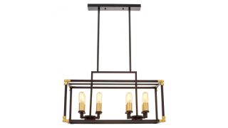 Подвесная люстра Lumina Deco Waldorf LDP 1140-8 BK+MD