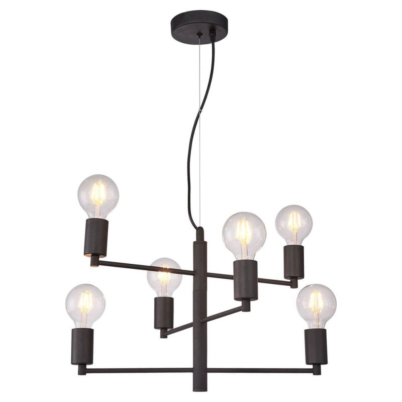 Подвесная люстра Lussole Lgo Huron GRLSP-8156 Подвесная люстра Lussole Lgo Huron GRLSP-8156