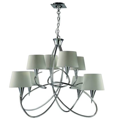 Подвесная люстра Mantra Mara Chrome - White 1654