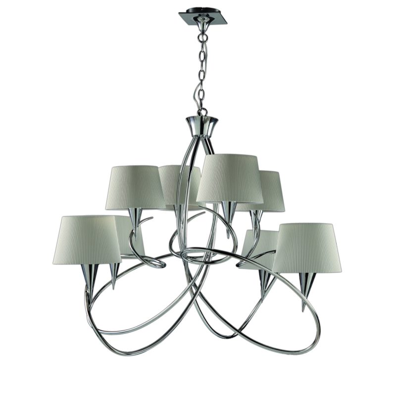 Подвесная люстра Mantra Mara Chrome - White 1654 Подвесная люстра Mantra Mara Chrome - White 1654