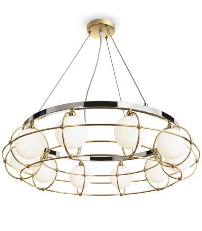 Подвесная люстра Maytoni Carcass MOD312PL-10GCH