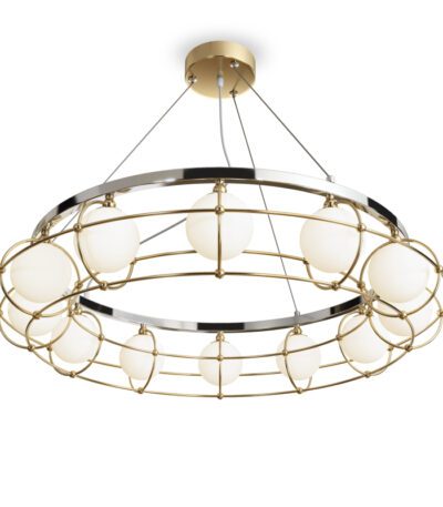 Подвесная люстра Maytoni Carcass MOD312PL-12GCH