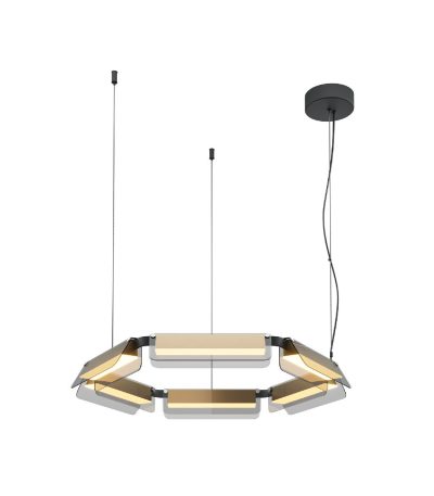 Подвесная люстра Maytoni Flat MOD296PL-L40BS3K