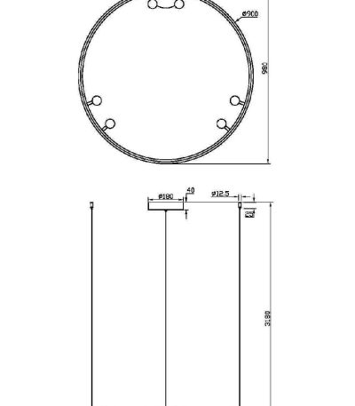 Подвесная люстра Maytoni Satellite MOD102PL-L42WK