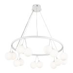 Подвесная люстра Modestyle MS.6120.14 WH