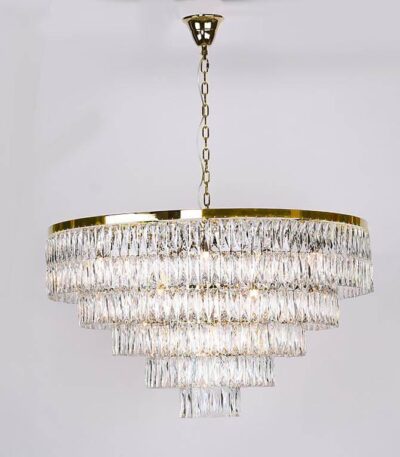 Подвесная люстра Newport 10129+17/C gold М0062139