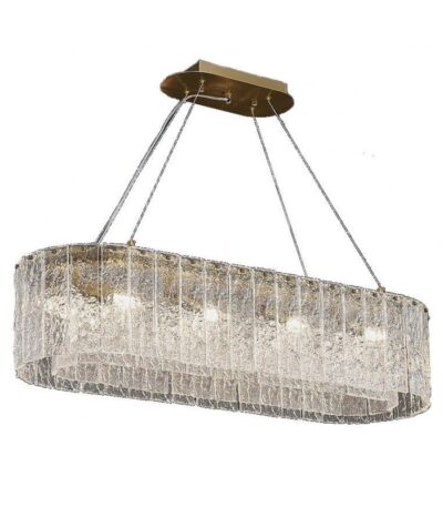 Подвесная люстра Newport 10820/90 brass oval