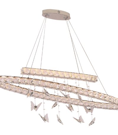 Подвесная люстра Newport 8120/120 oval chrome М0069613