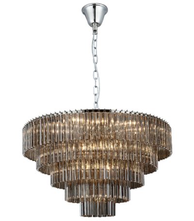 Подвесная люстра Newport 8708+17/C fume М0065973