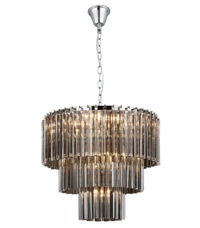 Подвесная люстра Newport 8708+2/C fume М0065971