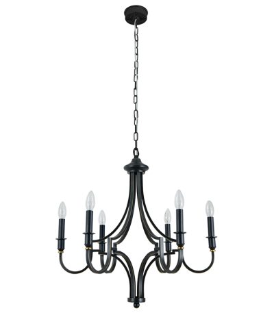 Подвесная люстра Newport Daniela 3456/C black+gold М0070512