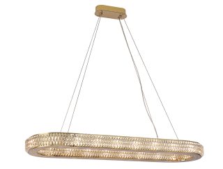 Подвесная люстра Newport Melody 8560/100 C oval gold polished М0070796