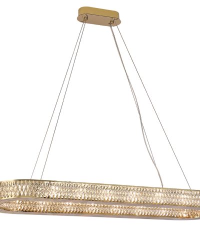 Подвесная люстра Newport Melody 8560/100 C oval gold polished М0070796