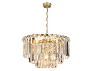 Подвесная люстра Newport Michelle 8469+3/С brass М0070585