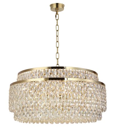 Подвесная люстра Newport Tiffany 8530/80 C gold polished М0070716