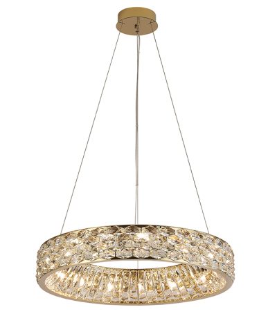 Подвесная люстра Newport Tiffany 8532/60 C gold polished М0070798