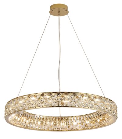 Подвесная люстра Newport Tiffany 8532/80 C gold polished М0070799