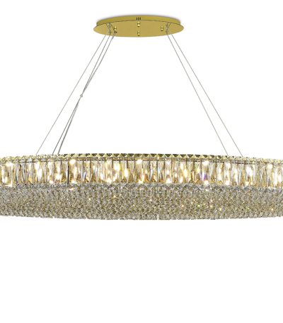 Подвесная люстра Newport Valencia 8458+14/S gold М0070388