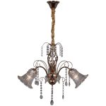 Подвесная люстра Reluce 02348-0.4-03 FGD+CL