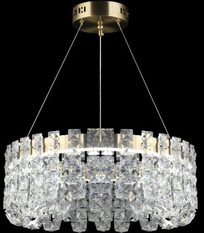 Подвесная люстра Reluce 02601-0.4-104W LED COP+CH