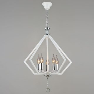 Подвесная люстра Reluce 05325-0.4-05 WT+CR