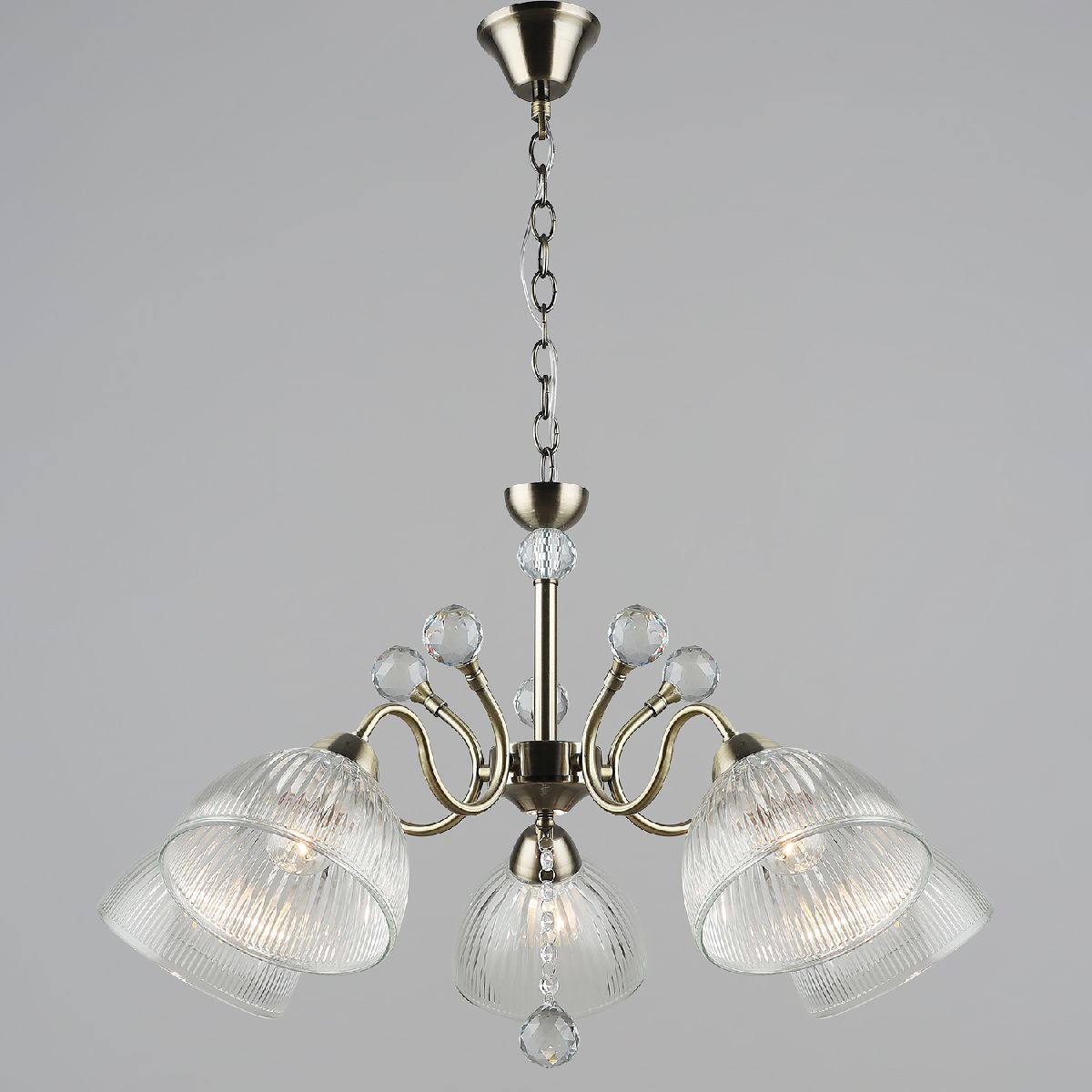 Подвесная люстра Reluce 06142-0.4-05 AB Подвесная люстра Reluce 06142-0.4-05 AB