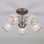 Потолочная люстра Eurosvet 30026/5 античная бронза