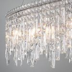 Подвесная люстра Eurosvet Blitz 60159/10 хром/ прозрачный хрусталь Strotskis Smart a065323